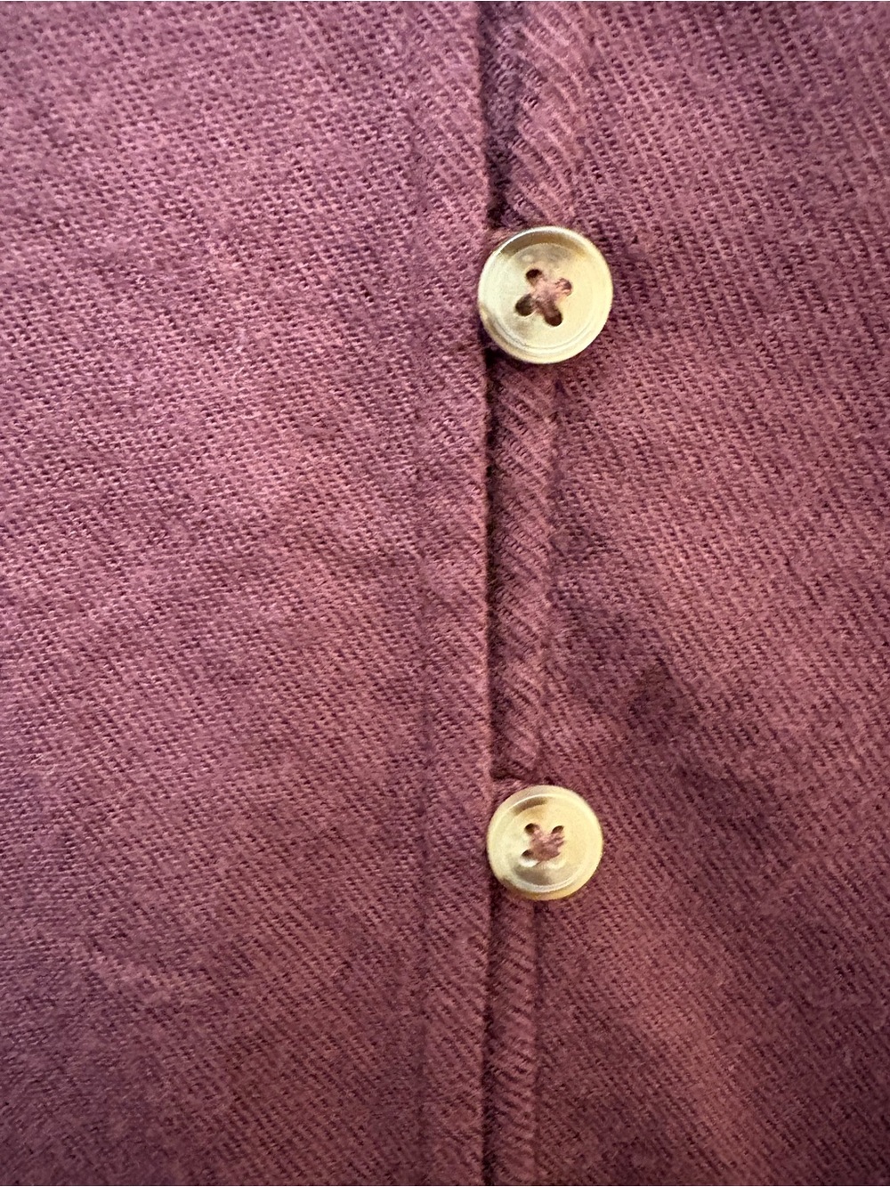 Plum Button-Front Flowy Tunic Blouse - Picture 3 of 6